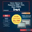 CURSO Pantallas HMI + PLC básico — sabado 20 y domingo 21 septiembre 2025             *Precio individual*