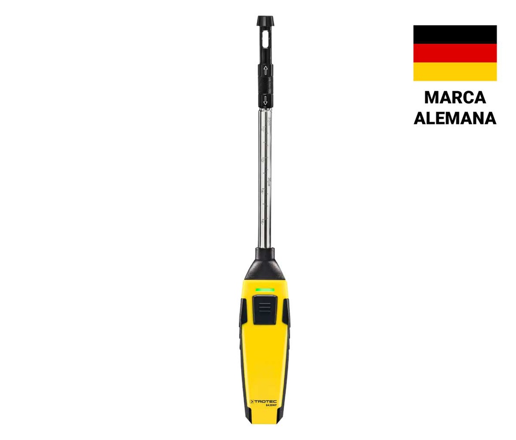 BA30WP — ANEMOMETRO DE HILO CALIENTE 0 - 30 m/s -20 - 60 °C,0 % - 99,9 % PERMITE MEDIR LA VELOCIDAD, EL FLUJO VOLUMETRICO, LA TEMPERATURA  Y LA HUMEDAD RELATIVA DEL AIRE