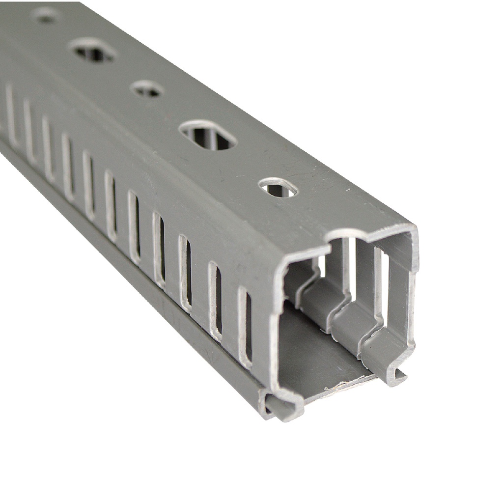 4SG E164-1MT-PK5 — Canaleta Ranurada Pvc Rigido 25x30mm 10pz De 1 metro E164