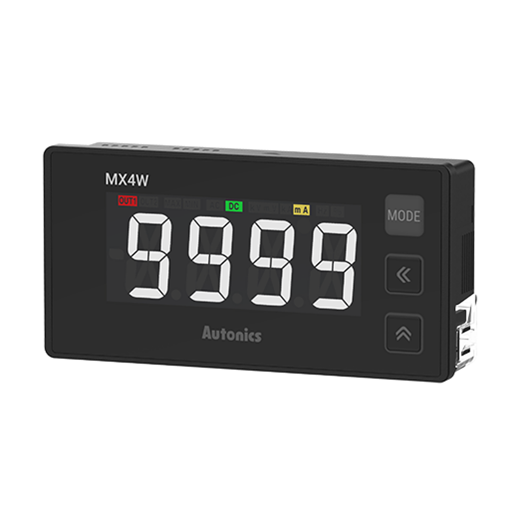 MX4W-A-F1 – MEDIDOR DE CORRIENTE (AMPERAJE) AC/CD 200A 24-240VCA/VCD SALIDA NPN 