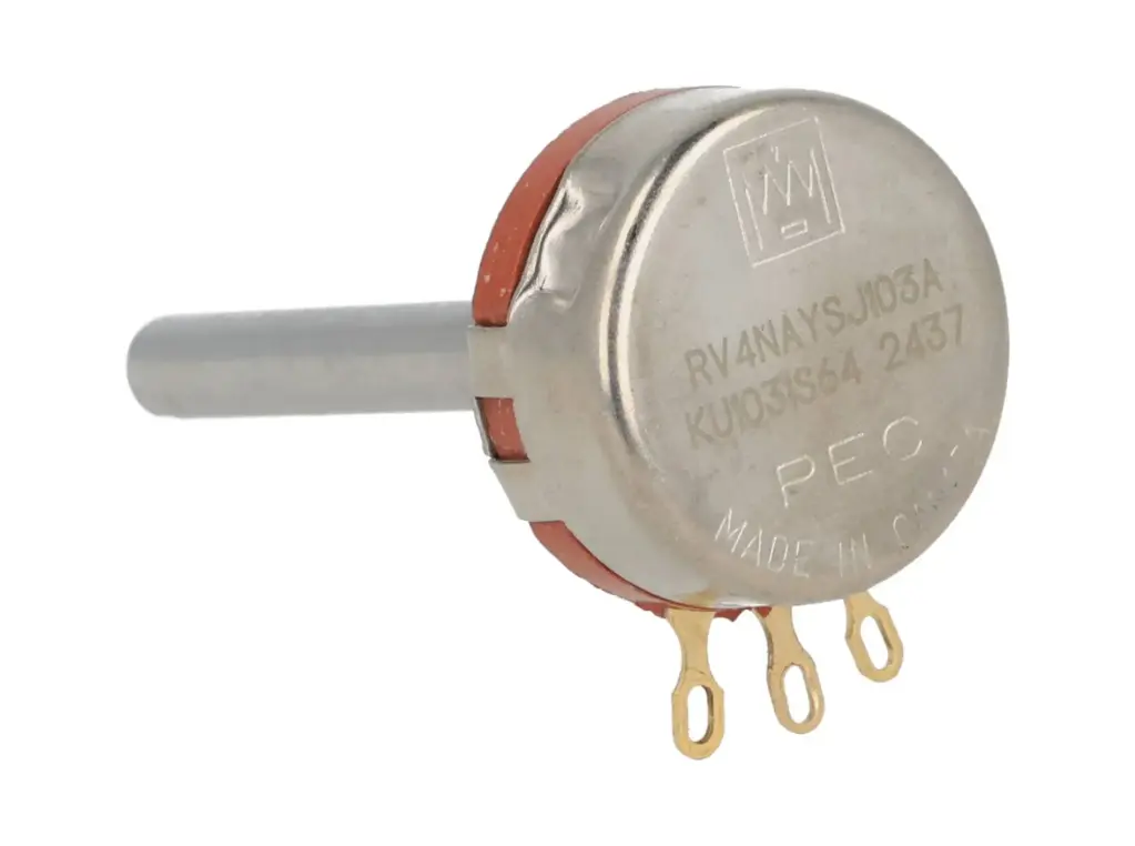 53C3/10K/2W/2" — POTENCIOMETRO 10k Ohms 2W VASTAGO 2 PULGADAS 1 VUELTA