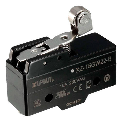 Microswitch Palanca Corta 1na+1nc 15a 5pz Xurui Xz-15gw22-b 