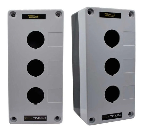 Caja Plástica De 3 Orificios, Tekno Powers, Tp-xj9-3 (2pzs) 
