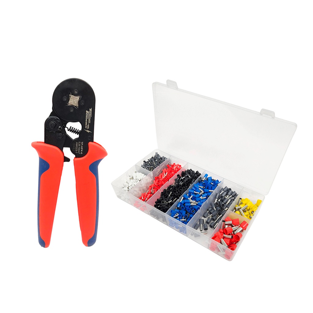 TP-HFK-6 — JUEGO DE PINZA Y TERMINALES PARA FERRULES