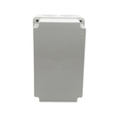 40201805 — CAJA CON KNOCKOUTS PRE-PERFORADOS PLASTICA ABS DE CONEXIONES 117X187X125.5MM. GRIS IP67 CUBIERTA ELEVADA_x0002_