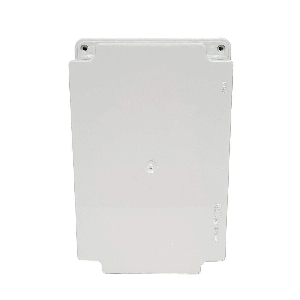 40204205 — CAJA CON KNOCKOUTS PRE-PERFORADOS PLASTICA ABS DE CONEXIONES 149X218X146.5MM. GRIS IP67 CUBIERTA ELEVADA