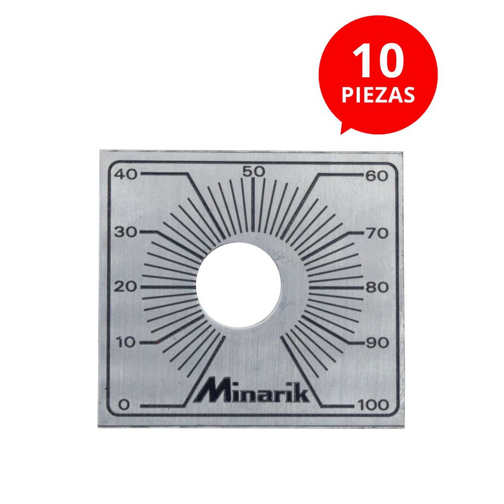 110-0038-MM-PK10 — Dial Acero Control De Velocidad 0-100 (4.4X3.9CM) Pack10