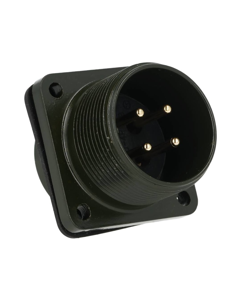 TP-MPK-4PM — CONECTOR MILITAR PLUG (MACHO) (PANEL) 4P