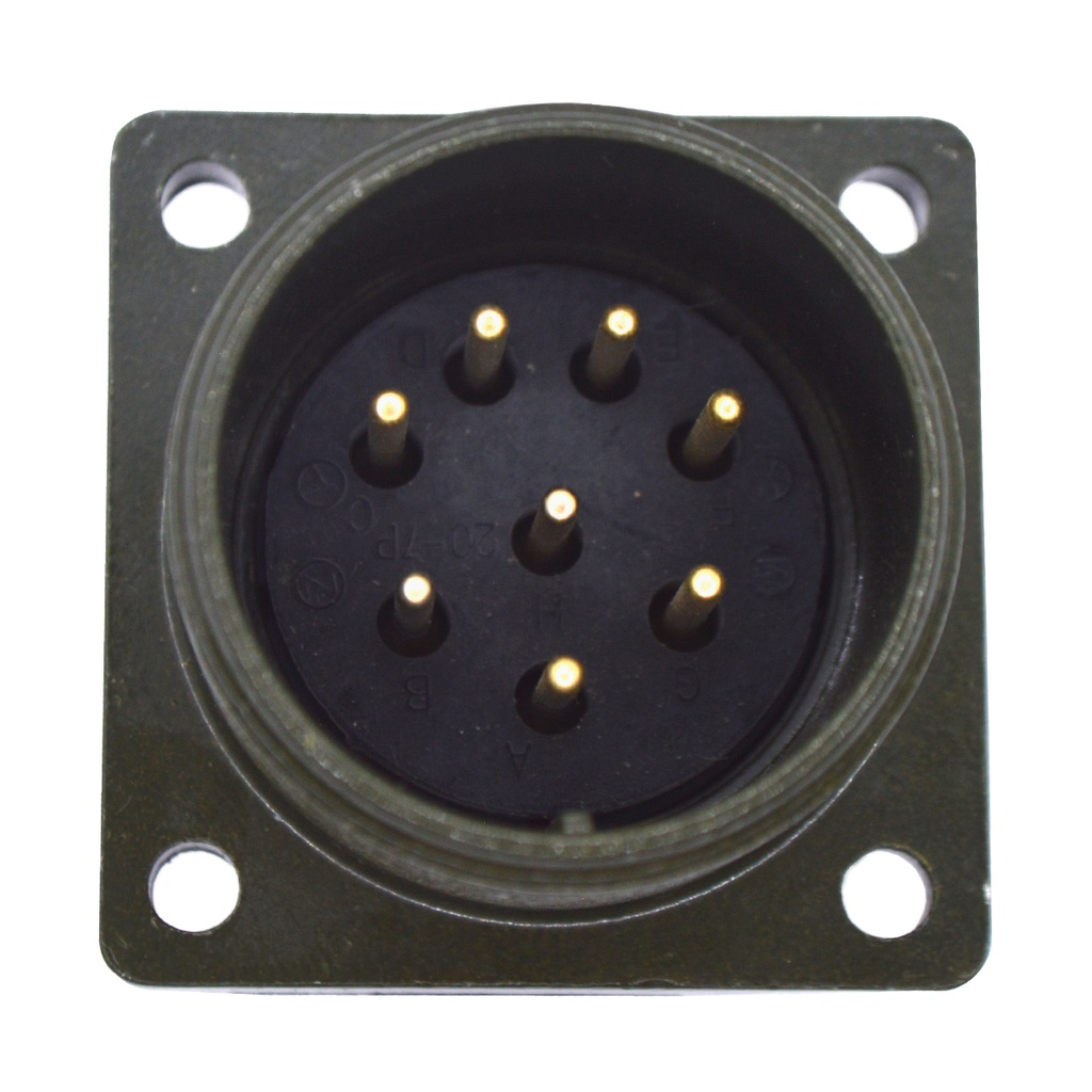 TP-MSK-8PM — CONECTOR MILITAR SOCKET (PANEL) 8P MACHO