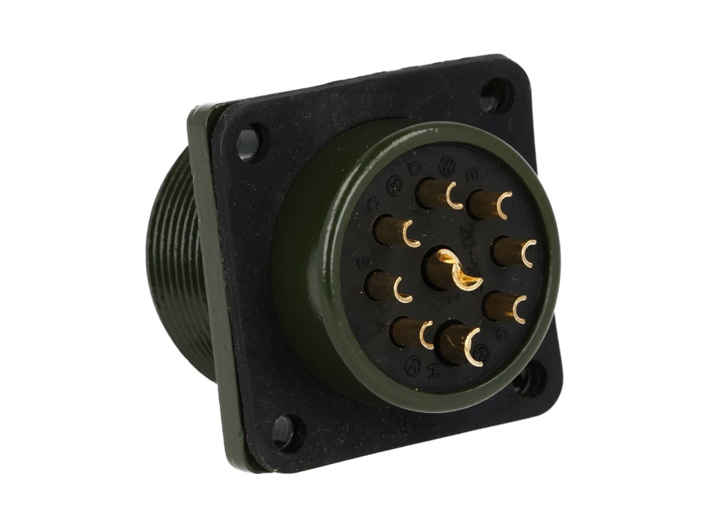 TP-MSK-9PM-2 — CONECTOR MILITAR SOCKET (PANEL) 9P MACHO