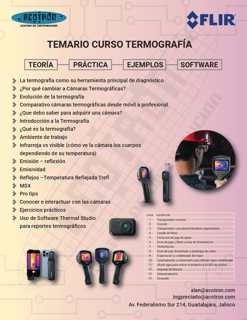 CURSO-FLIR — CURSO de Termografía presencial 6 horas - 2026