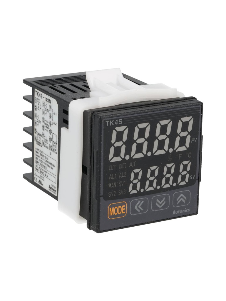 TK4S-14SN — CONTROL DE TEMPERATURA 1/16 DIN, 1 ALARMA, SALIDA DE VOLTAJE SSRP, 100-240VCA