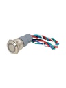 TP-ML19-PR110 — INTERRUPTOR METÁLICO 19MM 110VCA 6A ENCLAVADO CON SIMBOLO ILUMINADO Y CONECTOR