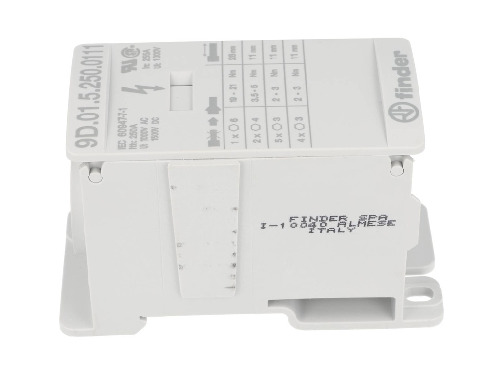 9D0152500111 – BLOQUE DE DISTRIBUCIÓN 1 ENTRADA, 11 SALIDAS, 250A