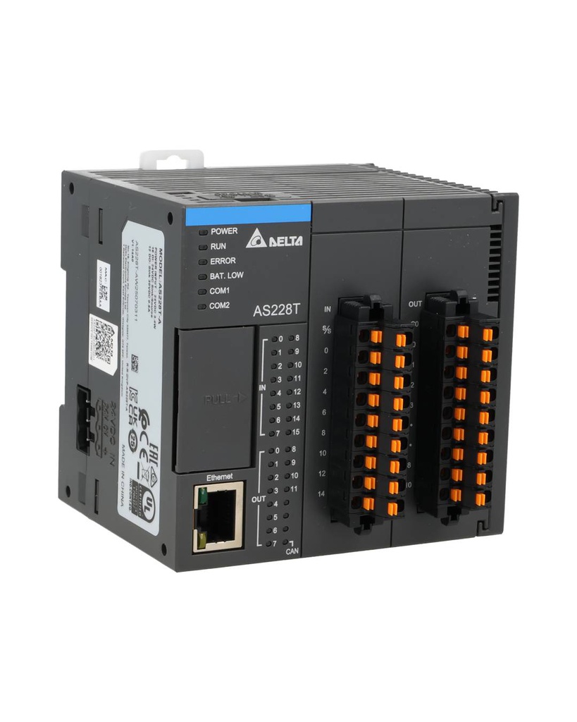 AS228T-A – CONTROLADOR PLC 110-240VCA, AS200 CÙ, SALIDA DE DISMINUCIÓN NPN
