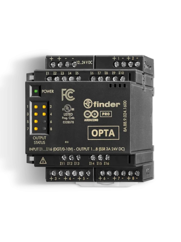 8A0490248320 – PLC OPTA PLR Adv. 8IN , 4OUT, RJ45, USB, RS485, WI-FI