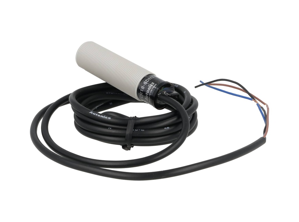CR18-8DN2 — SENSOR CAPACITIVO DE 18MM, S/8MM, NPN, NA,10-30VCD
