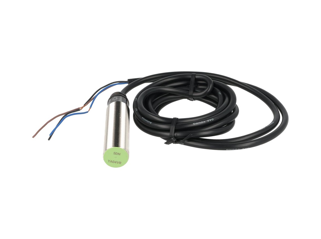 PRL18-5DN — SENSOR INDUCTIVO NPN, NA, SENSADO DE 5MM, 15-30VCD
