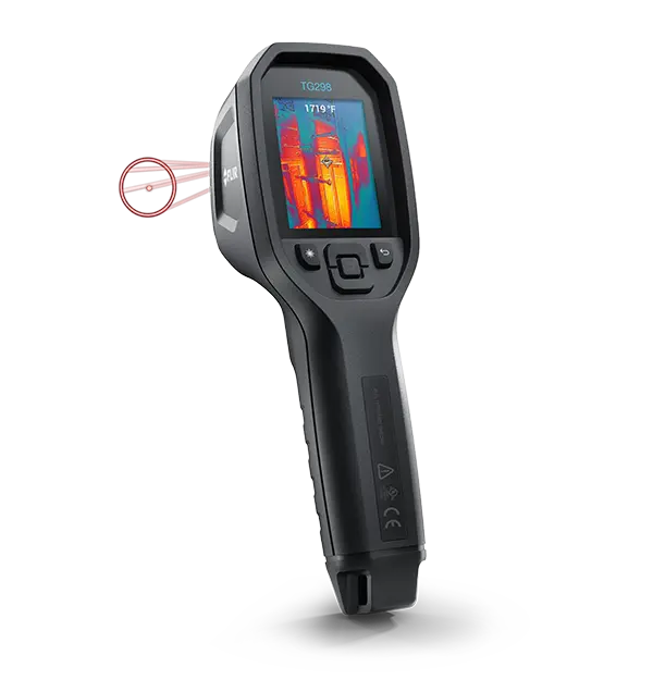 TG298 – CÁMARA TERMOGRÁFICA -25ºC HASTA 1080ºC (1976 ºF) CON DISTANCIA RELATIVA 30:1 RESOLUCIÓN 320X240