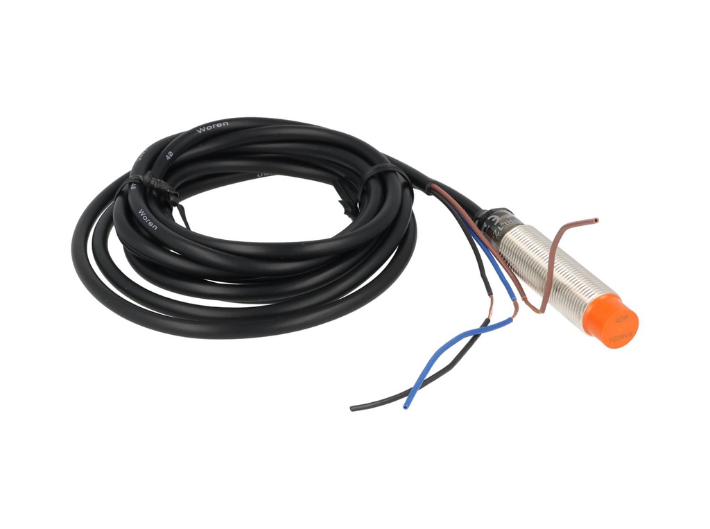 PRL12-4DP — SENSOR INDUCTIVO PNP, NA, SENSADO DE 4MM, 15-30VCD