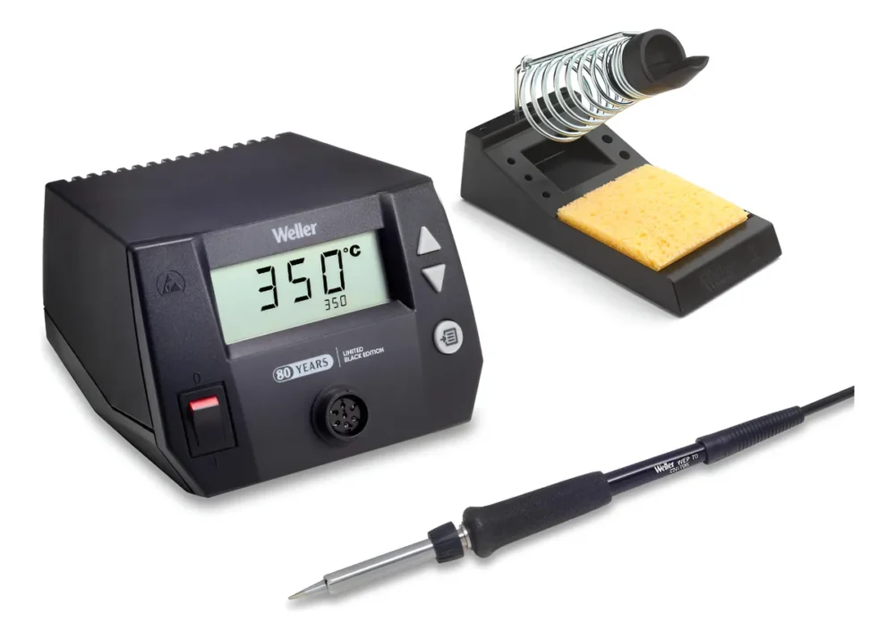 WE1010BLACK – ESTACIÓN PARA SOLDAR, TEMP. VARIABLE CON CANDADO Y CAUTIN 50W PES50 (PUNTAS ET) 