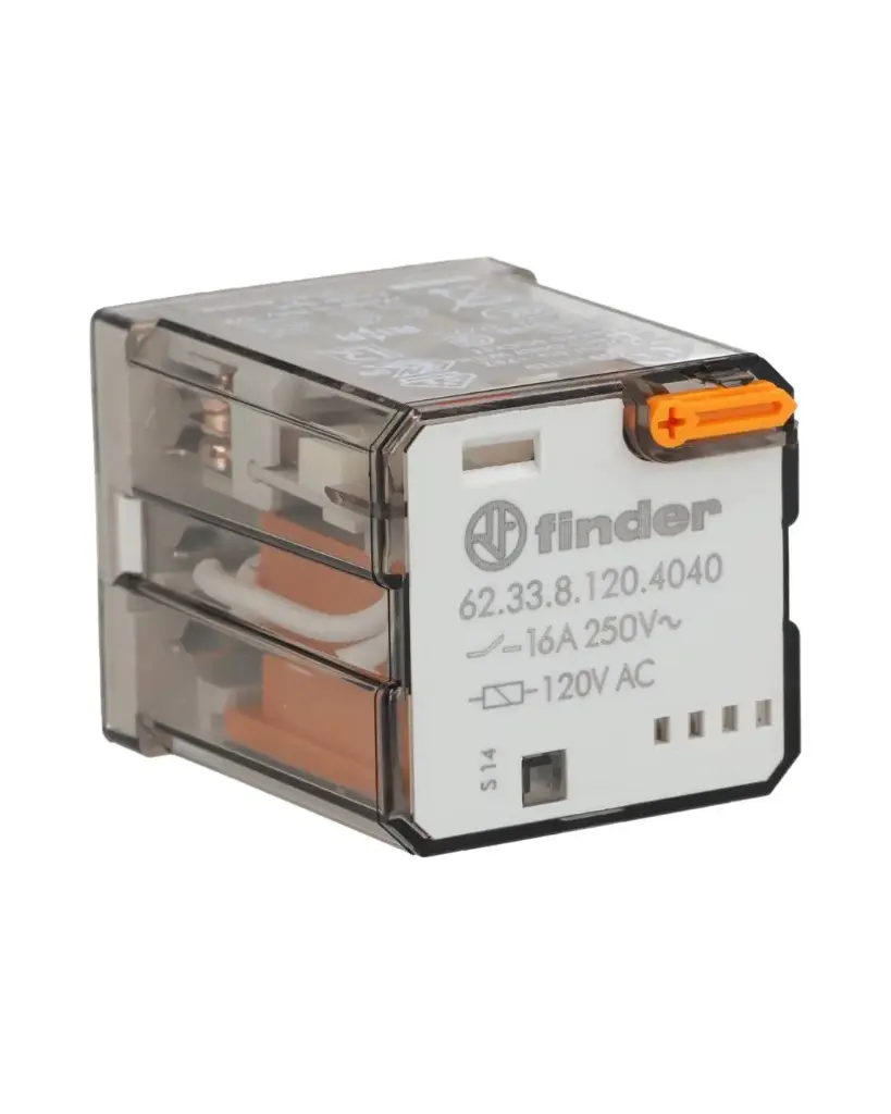 623381204040 — RELE 3CC FASTON (120VAC)16A