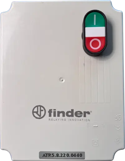 ATP582200440 - Arrancador a tensión plena de 5HP trifásico a 440VCA bobina a 220VCA proteccion 5.5-8A