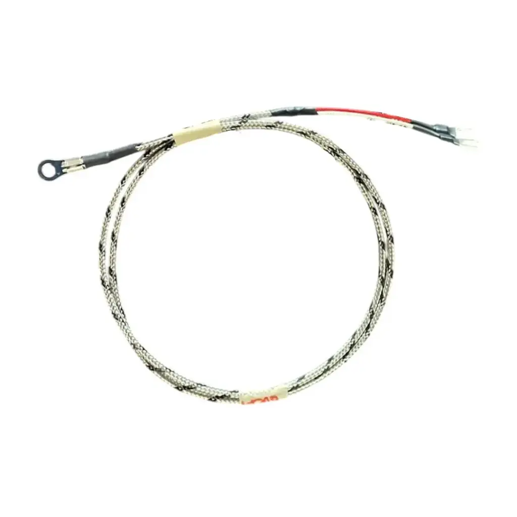 TAB-194 – TERMOPAR TIPO J, OJILLO 3/16" DIAM. EXTENSIÓN 80 CM, CABLE AISLAMIENTO F. VIDRIO Y MALLA ACERO INOXIDABLE