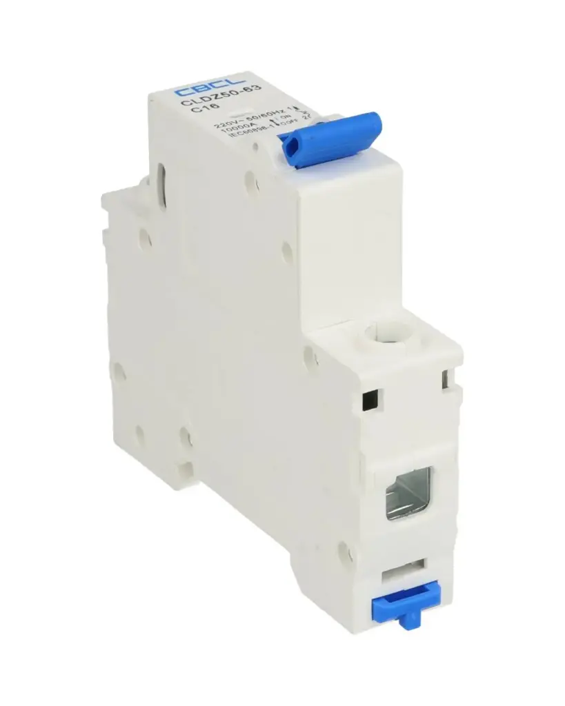 CL-DZ55-63-1P16-C6 –  BREAKER PARA RIEL 1X16A 6KA/230V 277VCA