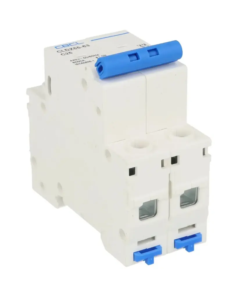 CL-DZ55-63-2P-25C-6 –  BREAKER P/RIEL 2X25A 6KA/230V 480VCA