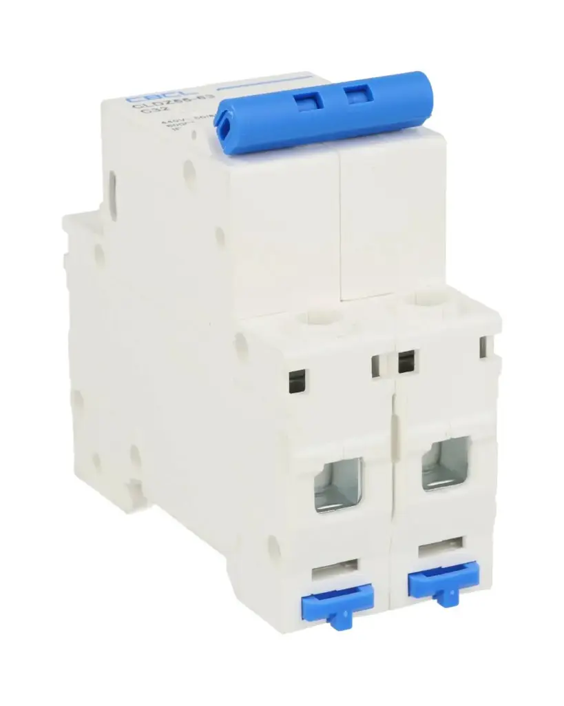 CL-DZ55-63-2P-32C-6 –  BREAKER P/RIEL 2X32A 6KA/230V 480VCA