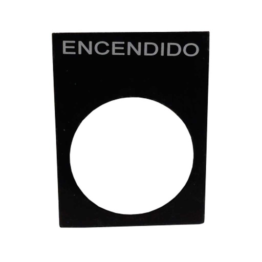 [2LP20SP] 2LP20SP - 22MM PLACA LEYENDA  ENCENDIDO