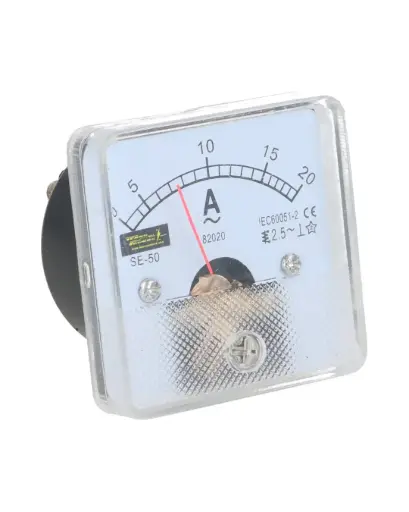 [SF96-AA-20AAD] SF96-AA-20AAD — AMPERIMETRO ANALOGO 0-20A CA/CD 50X50MM