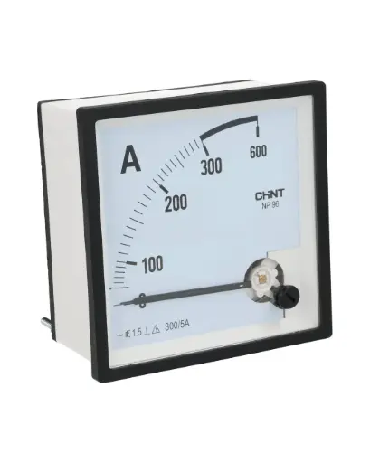 [NP96-A-300/5] NP96-A-300/5 — AMPERIMETRO ANALOGO 0-300A/5, 96 X 96MM