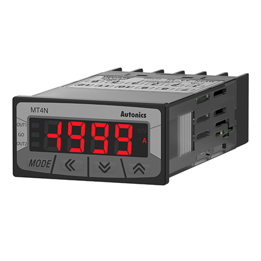 [MT4N-AA-EN] MT4N-AA-EN — AMPERIMETRO DE PANEL CA 4DIGITAL 12-24VCA/CD 47X24mm