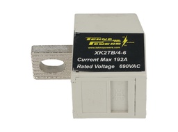 [XK2TB/4-6] XK2TB/4-6 — BLOQUE DE DISTRIBUCION PARA CONEXION DIRECTA AL BREAKER, 192A MAX., 4 CONDUCTORES, CALIBRE 6 AWG