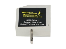 [XK2B/4D8-12] XK2B/4D8-12 — BLOQUE DE DISTRIBUCION PARA CONEXION DIRECTA AL BREAKER, 101A MAX., 4 CONDUCTORES, CALIBRE 12 AWG