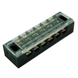 [TB-3506] TB-3506 — BLOQUE DE TERMINALES MONTAJE FIJO 35AMP6 POLOS, 600V, CALIBRE 14 AWG, 100°C (A PRUEBA DE FUEGO) , 19x91x30mm