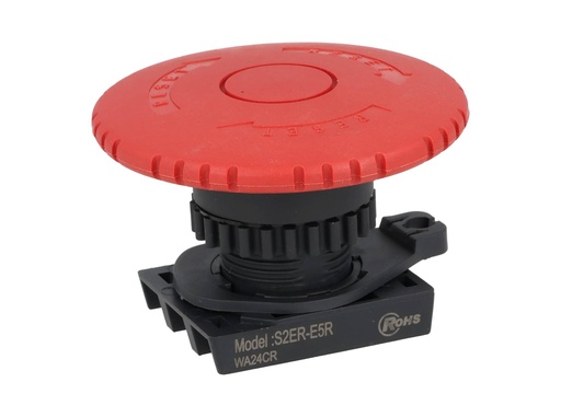 [S2ER-E5R] S2ER-E5R — BOTON HONGO PARO DE EMERGENCIAHONGO 60mm