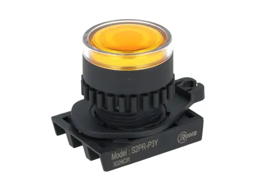 [S2PR-P3Y] S2PR-P3Y — BOTON PULSADOR LED AMARILLO 22MM