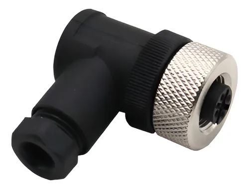[CAM12-4-M] CAM12-4-M — CONECTOR M12 CODO 4 POLOS MACHO
