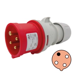 [S41S40] S41S40 — CALVIJA CONECTOR GLANDULA 16A, 440-460V3P+T IP44