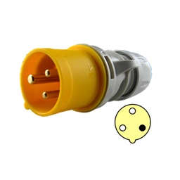 [S32S10] S32S10 — CLAVIJA CONECTOR GLANDULA 16A, 100-130V2P+T PROTECCION IP44