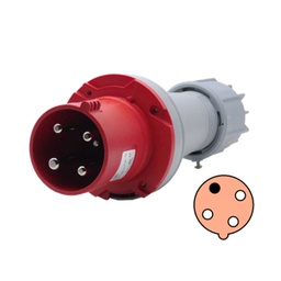 [S43S40] S43S40 — CLAVIJA CONECTOR GLANDULA 63A 440-460V3P+T IP44