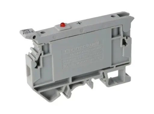 [CAFL4U (L)/220] CAFL4U (L) /220 — CLEMA PORTAFUSIBLE CON LED T/AMERICANO 220VACON DC