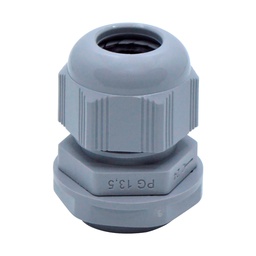 [CG-PG13.5] CG-PG13.5 — CONECTOR GLAND.PG13.5 12mm (7/16 ) POLIAM.GRIS INCLUYE TUERCA, BARRENO 13/16