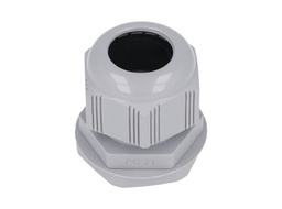 [CG-PG21] CG-PG21 — CONECTOR GLAND.PG21 19mm (3/4 ) POLIAM.GRIS INCLUYE TUERCA, BARRENO 1 1/8