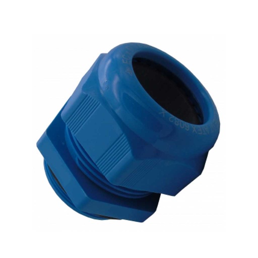 [5507568] 5507568 — CONECTOR GLANDULA M40 18-32 POLIAMIDA COLOR AZUL ATEX.
