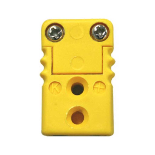 [TP-K12-F] TP-K12-F — CONECTOR HEMBRA PARA TERMOCUPLA TIPO K AMARILLO 