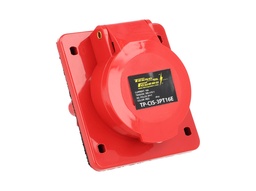 [TP-CIS-3PT16E] TP-CIS-3PT16E — CONECTOR IND HEMBRA PARA GABINETE 3P+T 16A415VCA, (PARA MACHO # TP-CIP-3PT16) 